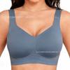 Womens Plus Size Seamless Wireless Bra With Removable Pads For Large Breast