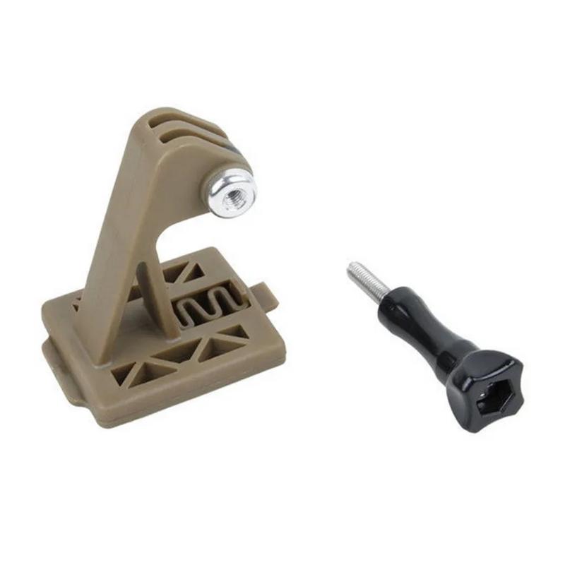 Quick Release Camera Helmet Mount Adapter Secure Attachment Lightweight Portable Enhances Shoot Angles for Cameras