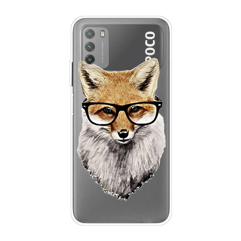 For Coque POCO M3 Case Transparent Soft TPU Silicon Phone Cover For Xiaomi Poco M3 Pro 5G Case PocoX4 M4 Pro 5G Clear Funda Bag POCO M3