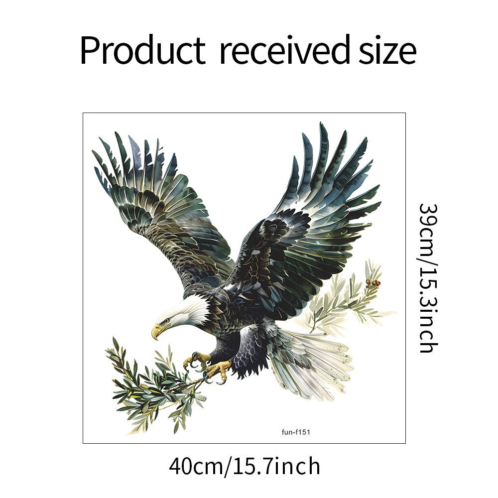 

Fun-f151 Акварель Парящий Орел Спальня Гостиная Торговый Центр Украшения Наклейка на стену Самоклеящаяся 39*40CM/fun-f151