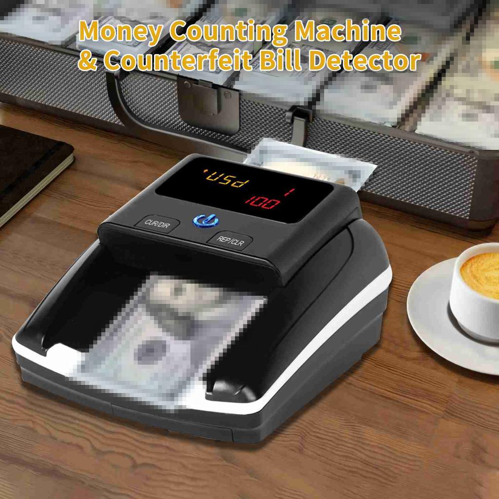 Macchina Conta Soldi Dollaro Euro UV MG WM IR Rilevatore di Banconote False Contabanconote per Negozi di Alimentari