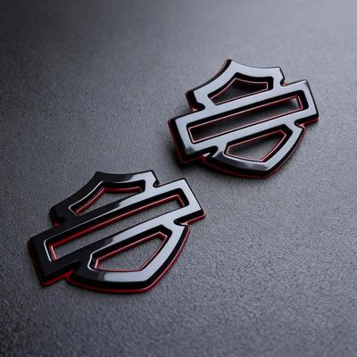 For Harley Davidson 3D Metal Accessories Motorcycle Stickers Emblem Logo Decals Side Body Badge Decoration Sticker For Fuel Tank