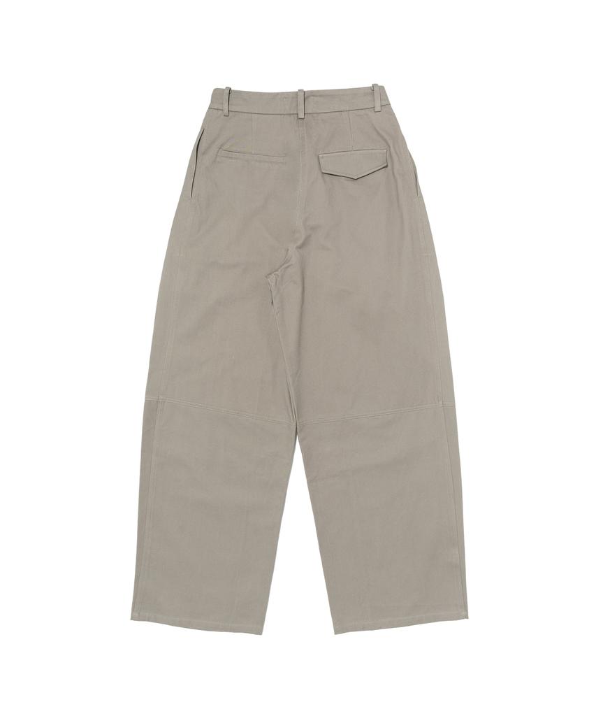 CARGOBROS FOR WOMAN Relaxed Cotton Twill Pants (Khaki)