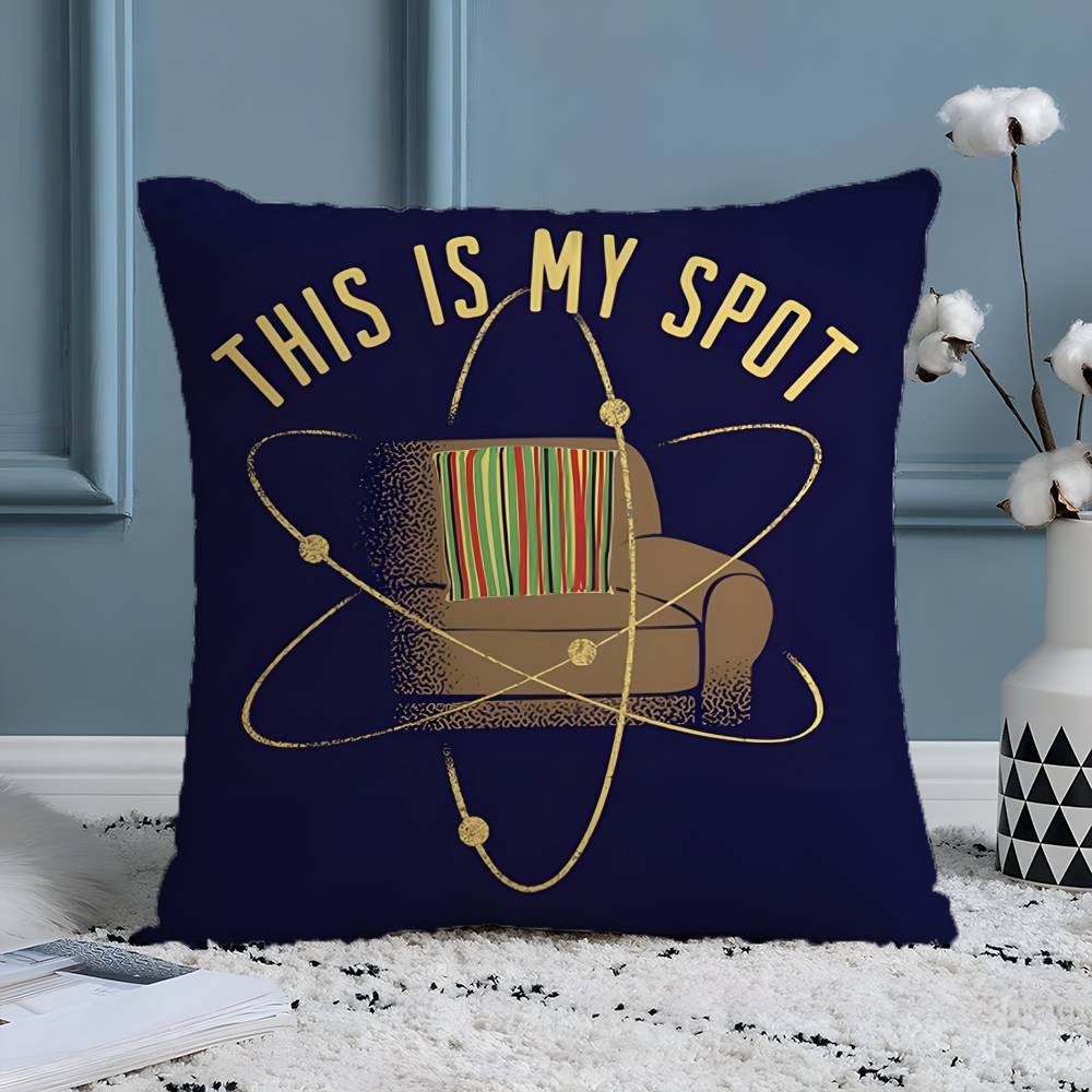TV-Serie T-The Big Bang Theory-MT Kissenbezug Komfort Sofabett Seidig Elegant Unsichtbarer Reißverschluss Kissen Kissenbezug