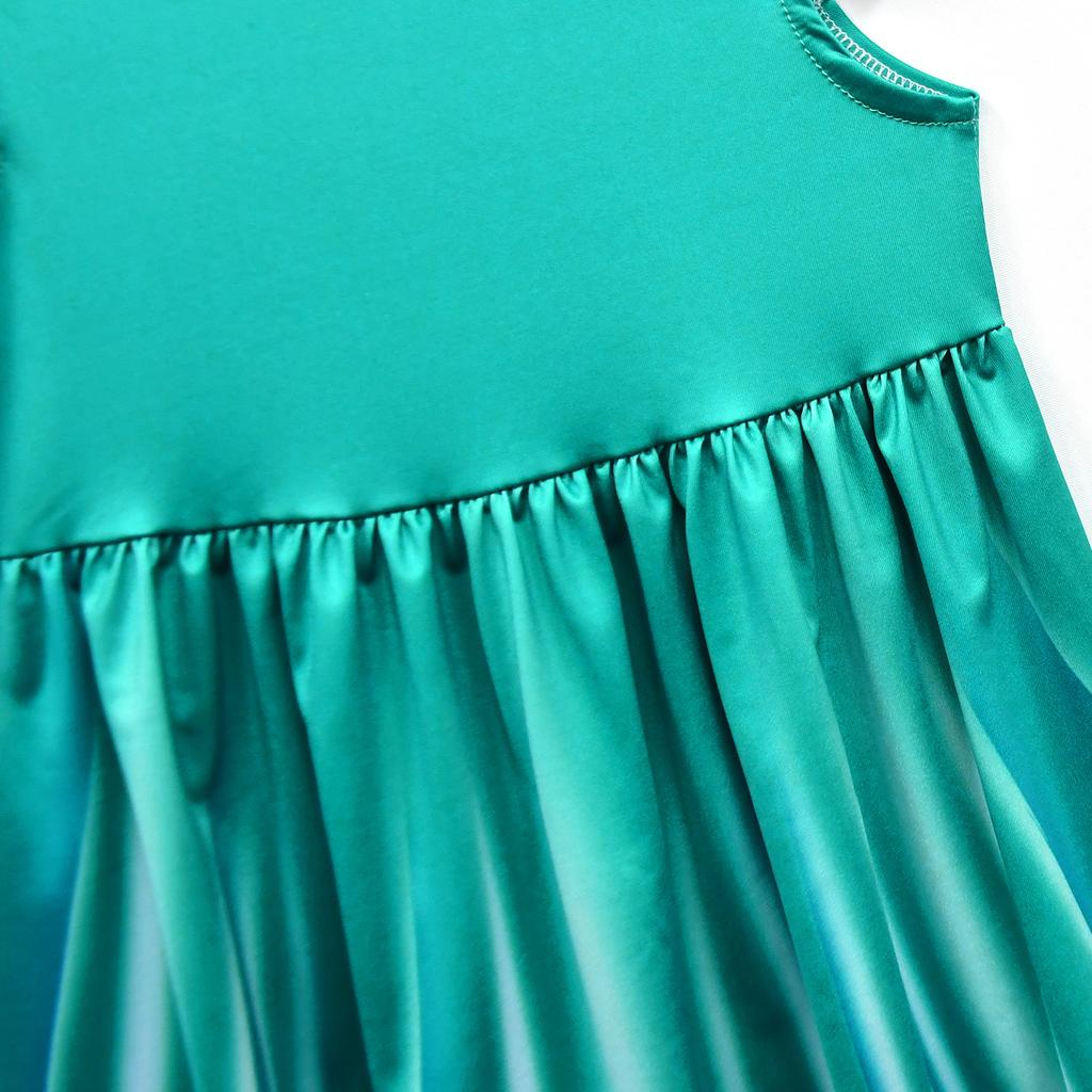 Princess Rosalina Kids Dress Flutter Sleeve with Crown & Wand