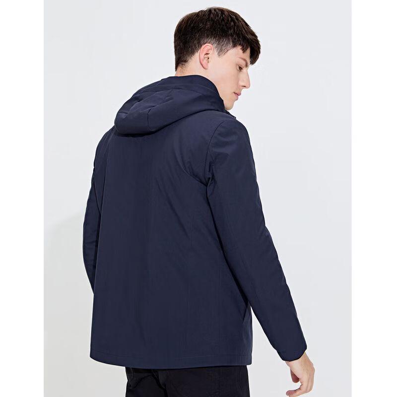 Navigare Men's Detachable Hood Short Padded Jacket