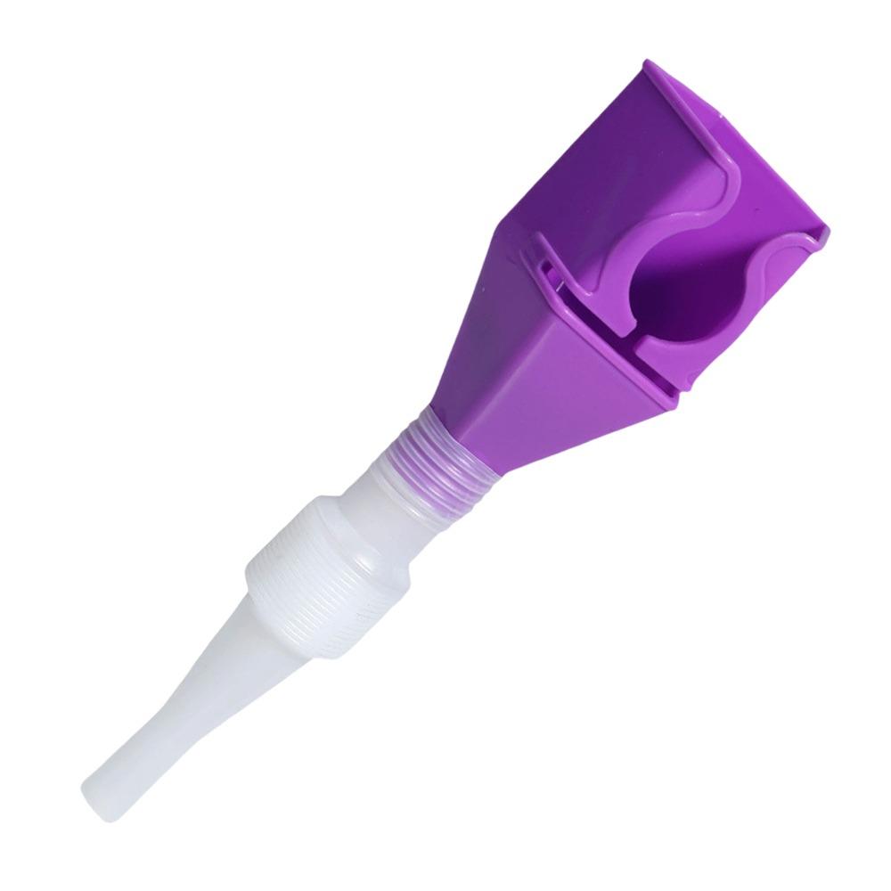 Soft Foldable Car Refueling Funnel Portable Multifunctional Oil Funnel Scalable Oil Filter Transfer Funnels фиолетовый