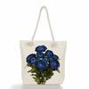 Multifunctional Flower  Printed Thick Rope Shoulder Beach Bag 7585