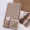 Letter Plaid Knitted Scarf Soft Winter Neck Scarf Fashion Long Warm Lattice Shawl  Travel