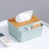 Plastic Wood Tissue Box White Towel Napkin Tissue Holder  Disposable Paper