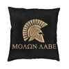 Fashion Sparta Skull Spartan Helmet Throw Pillow Cover Home Decor Custom Square Cushion Cover 40X40Cm Pillowcover For Sofa