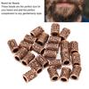 24 szt. Viking Hair Koraliki Broda Vintage Hair Tube Koraliki do zaplatania włosów Bransoletka Wisiorek Naszyjnik