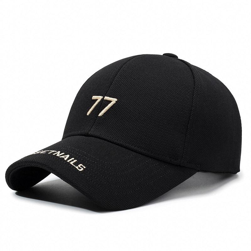 New Versatile Baseball Cap Letter Embroidery Hardtop Spring and Autumn Cap Outdoor Sports Shade Sunscreen Men's and Women's Hats