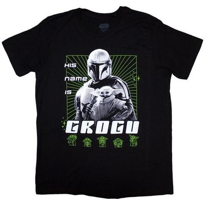 Star Wars The Mandalorian Unisex Voksen Hans Navn Er Grogu T-skjorte