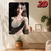 Aluminum Wall Art Sunlit Figure Portrait Elegant Durable Home Decor Metal Art