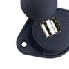 12V-24V Car Charger Dual USB Port 3.1A LED Quick Charge Mini Adapter for Auto