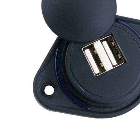 12V-24V Car Charger Dual USB Port 3.1A LED Quick Charge Mini Adapter for Auto