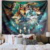 Wolf In The Garden Tapestry Room Decoration Wall Hanging for Living Room Bedroom, Dormitory, Birthday and Christmas Gifts