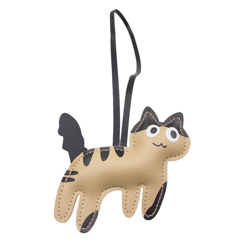 1PC/2PCS Ornament Mobile Phone Pendants Keychains Gifts For Cat Lovers Cartoon Shape Clothing Accessories Multicolor