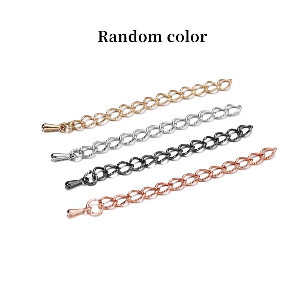 

20pcs/lot 50mm 70mm Tone Extended Extension Tail Chain Connector For DIY Jewelry Making Findings Bracelet Necklace Accessories 5 cm