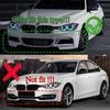 Car Front Bumper Lip Spoiler Diffuser Splitter For BMW 3 Series F30 F31 320i 328i 330i 335i 340i 320d 330d M-Sport 2012-2019