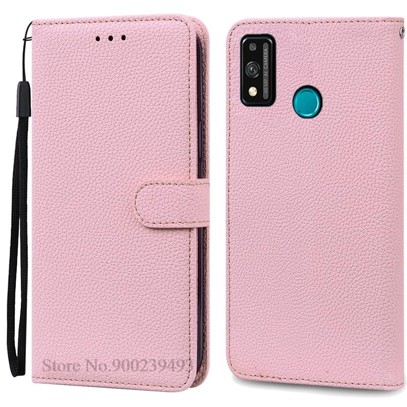 For Honor 9X Lite Etui Lær Flip Lommeboketui For Honor 9X Lite JSN-L21 JSN-L22 JSN-L23 Deksel Honor 9 X Lite Telefonetui Fundas
