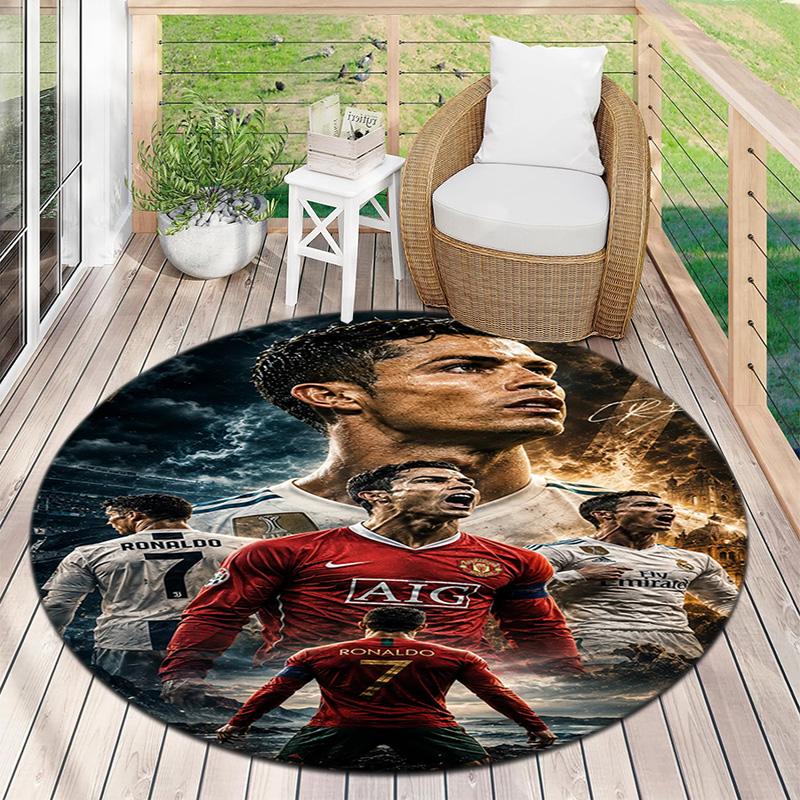 Ronaldo Legacy Iconic Moments Carpet Living Room And Bedroom Mats Home Decor Bathroom Mat Office Chair Cushion Dormitory Decoration