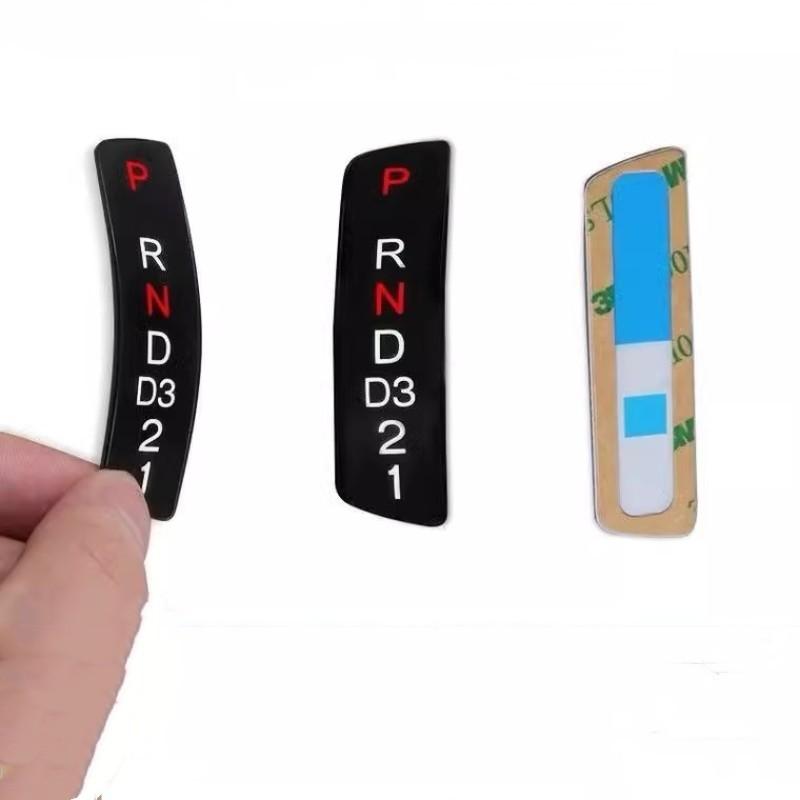 For Honda 8th generation Accord 2008-2013 Gear Display Sticker Shift Panel Letter Digital Stickers 1pc