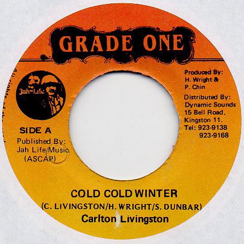 

7-дюймовая пластинка CARLTON LIVINGSTON - Cold Cold Winter NONE Первая категория Ямайский регги, ска и даб Б/У