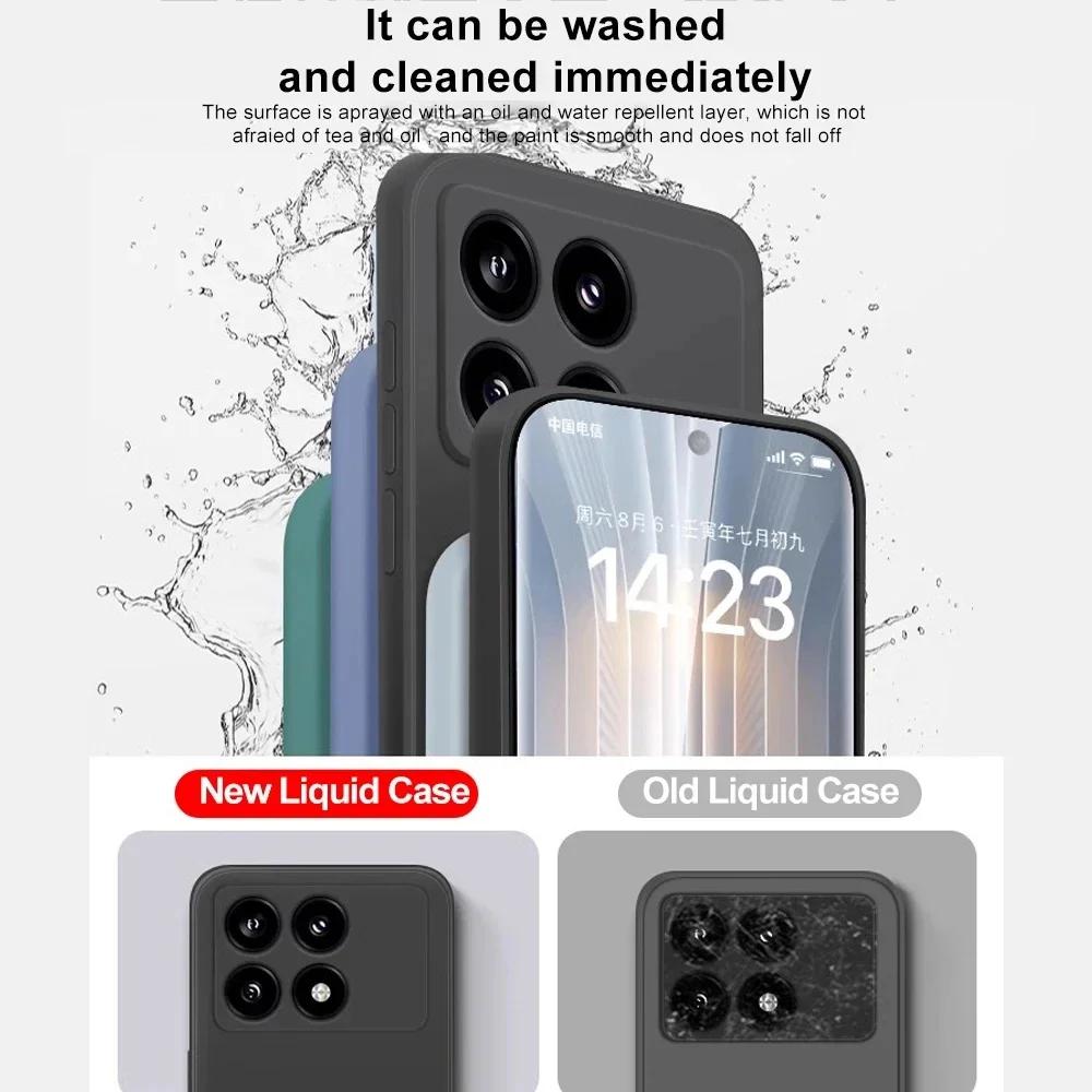 Camera Protector Soft Case For Xiaomi Poco X6 Pro 5G Phone Cases For Xiaomi Poco X6 Pro Poco X6 Pro 5G Shockproof Matte Cover