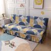 Universal Anti-slip All-Season Skirted Sofa Bed Cover for Armless and Foldable Sofas