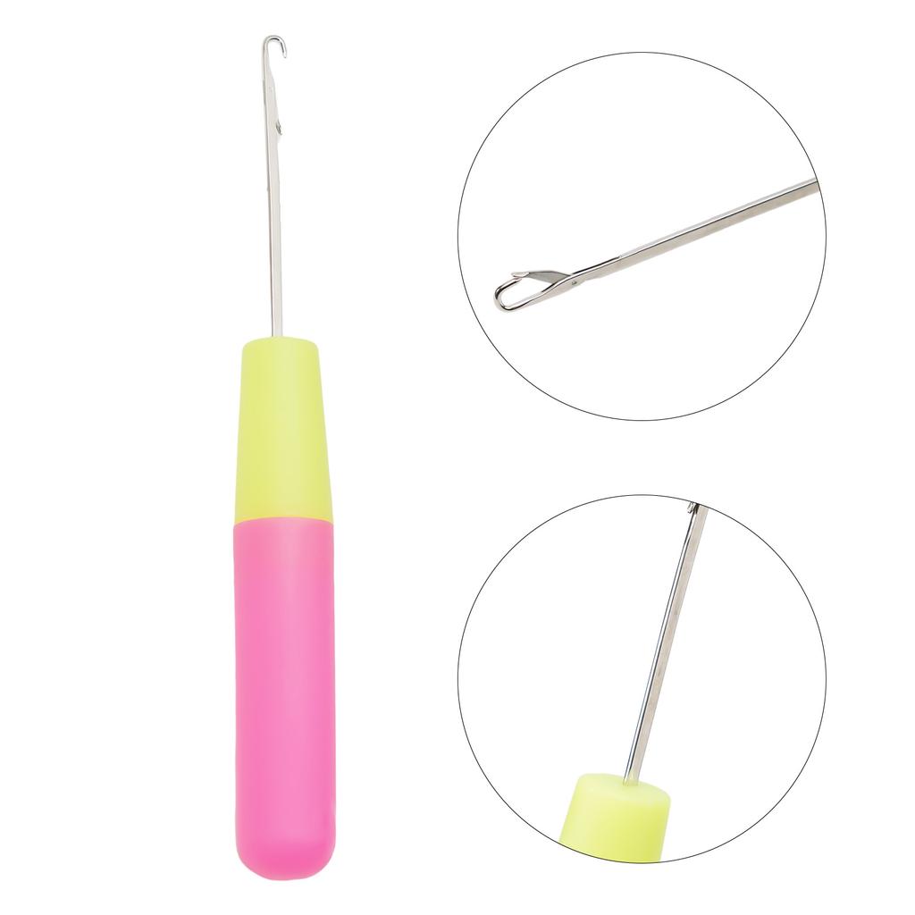 1PC Home Knitting Tools Carpet Crochet Handmade Design Tool Knitting Hair Extensions Styling Carpets Repair Tools Braid Craft