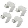 4pcs Boat Bumper Clips Nylon Pontoon Boat Bumper Hangers Clts for 1 to 1.25 Inch   Rails