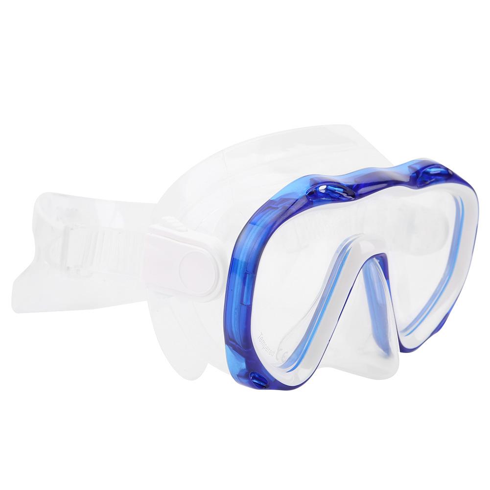 

Adult Diving Goggles Face Shield Glasses Silicone Eye Protector Snorkeling EquipmentsMK‑901 Black Blue