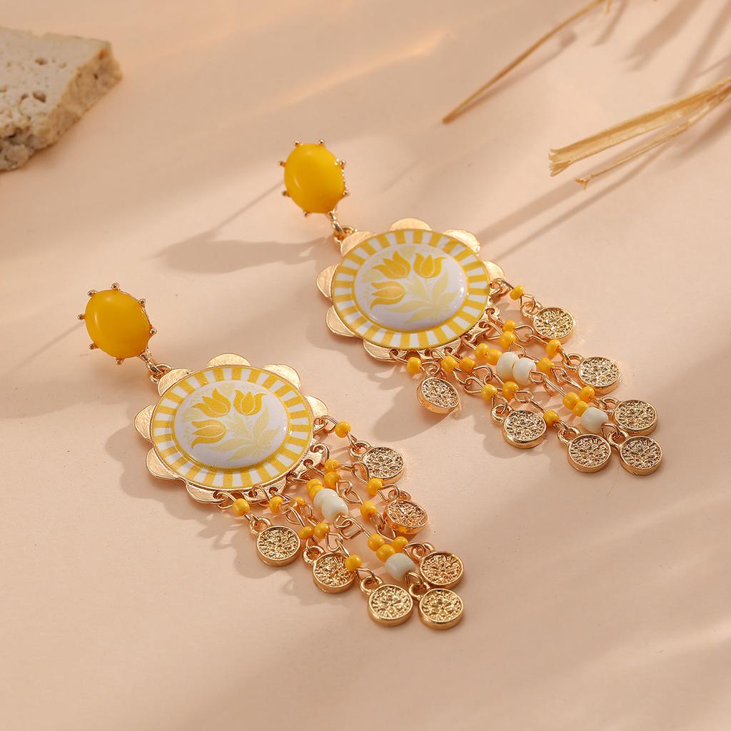Kadın Takıları İçin Moda Sallantılı Küpeler