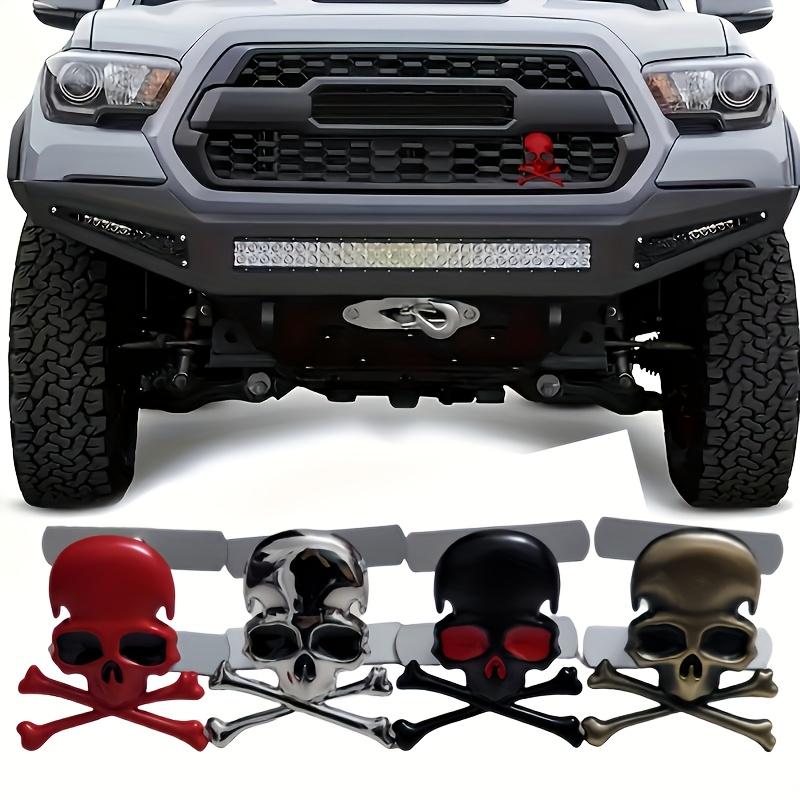 Metal Car Badge Suitable for Vehicle Types - Heavy-Duty DIY Emblem with Safety Clip- Installation, Front Grille Decoration, Dashboard Accessory