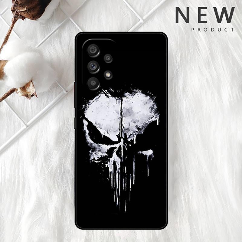 Grim Reaper Skull Skelet Case For Samsung Galaxy A54 A52 A14 5G A53 A12 A13 A71 A23 A34 A33 A21s Phone Cover