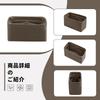 DGAZ On-the-Go Inner Bag Organizer, Soft, Luxurious Silk, Bag-in-Bag Storage Bag with Multi-Function Pockets for Organizing and Storage, Compatible