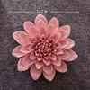 High Quality Handmade Ceramic Flower Wall Craft Home Livingroom Creative Wall Hanging Decoration Background Wall Mural Ornaments