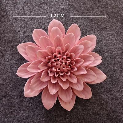 High Quality Handmade Ceramic Flower Wall Craft Home Livingroom Creative Wall Hanging Decoration Background Wall Mural Ornaments