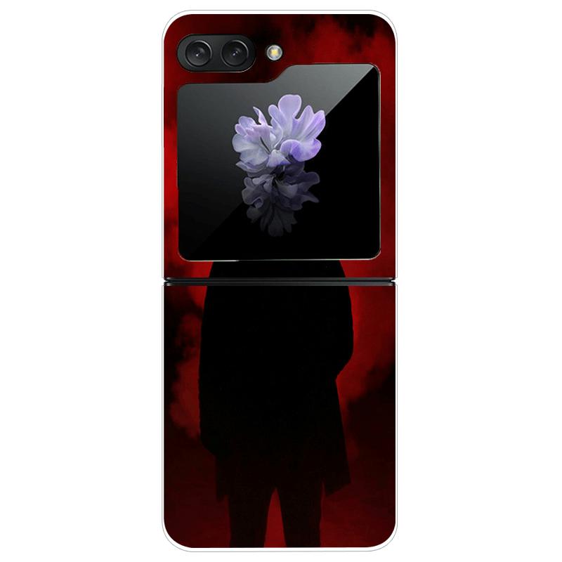 For Samsung Z Flip7 Cases Flip 7 Hard PC Transparent Phone Cover For Samsung Galaxy ZFlip 7 Cool Luxury Clear Shockproof Case