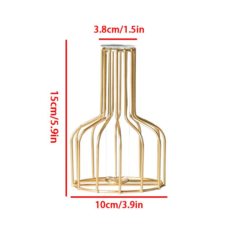 

1 компл. ваза для гидропоники, подставка для цветов, железный держатель для бутылки, держатель для горшка, ваза для цветов, растений, стеклянная ваза