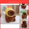 Schattige Capybara Pluche Sleutelhanger Leuke Cartoon Pop Met Premium PP Katoen Vulling Voor Accessoires