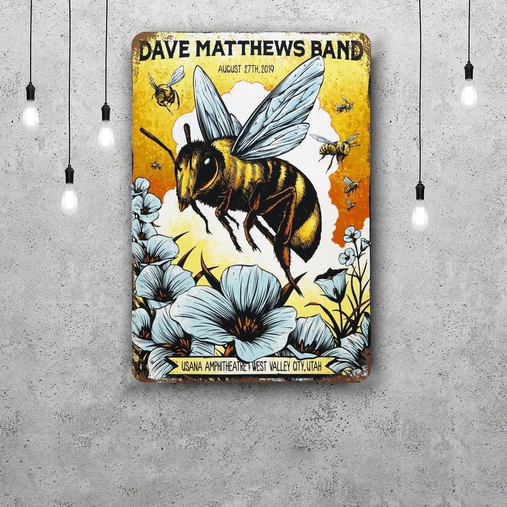 Dave Matthews Band Metallschilder Wanddeko Vintage Blechschilder Captain Metallposter Dekor für Bar Pub Club Wanddekoration