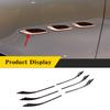 For Maserati Ghibli 2014-2022 Soft Carbon Fiber Car Side Air Vent Fender Panel Cover Sticker Decoration Car External Accessories