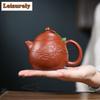 270ml Classic Yixing Purple Clay Teapots Famous Artists Handmade Dragon Egg Pot Raw Ore Zhu Mud Kettle With Infuser Zisha Teaset