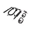 Fitness Lat and Lift Pulley System Aluminum DIY Home Gym Cable Pulley System Attachments for Triceps Pull Down Biceps Curl Arm Workouts