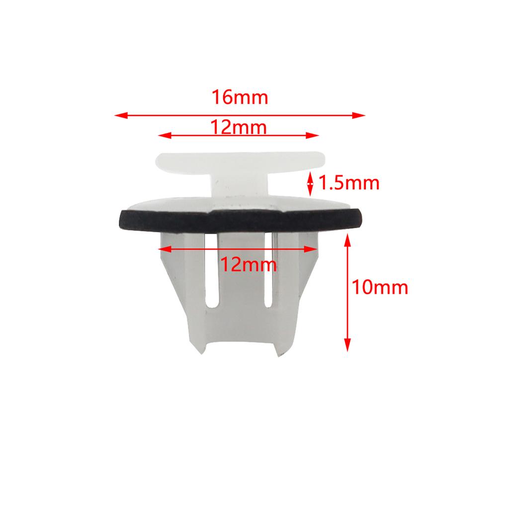 20pcs Interior Door Card Fixed Fastener Clips Trim Panel Mounting Headlining Accessories Replacement Compatible For Nissan Juke X-Trail T31