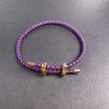 10Pc Luxury Multicolor Fashion Adjustable Bracelet Stainless Steel Wire Waterproof Rope Bracelet Men Women Jewelry Accessories