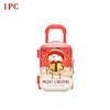 30PCS Doll Travel Suitcase Mini Size Carry-on Trolley Case Simulation Luggage Doll Accessories Christmas Candy Box Plastic